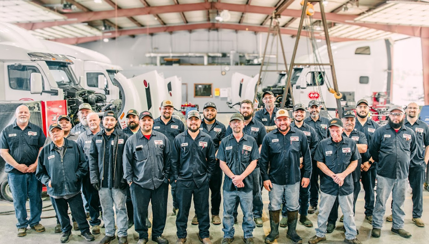 Shop staff group photo